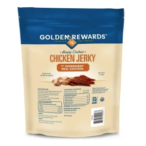 Golden Rewards Chicken Flavor Premium Dry Jerky Treats for All Dogs, 16 oz