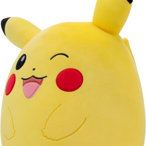 Squishmallows Pokemon 14-Inch Pikachu Plush – Add Pikachu to Your Squad, Ultrasoft Stuffed Animal Large Plush, Official Kelly Toy Plush